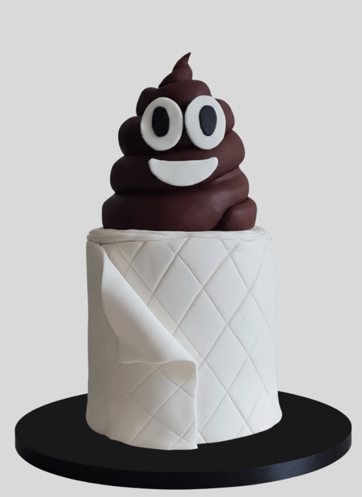 Elegant Poop Cake