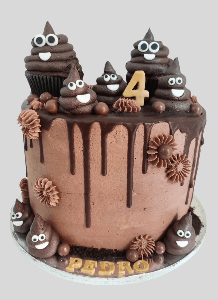 Gorgeous Poop Cake