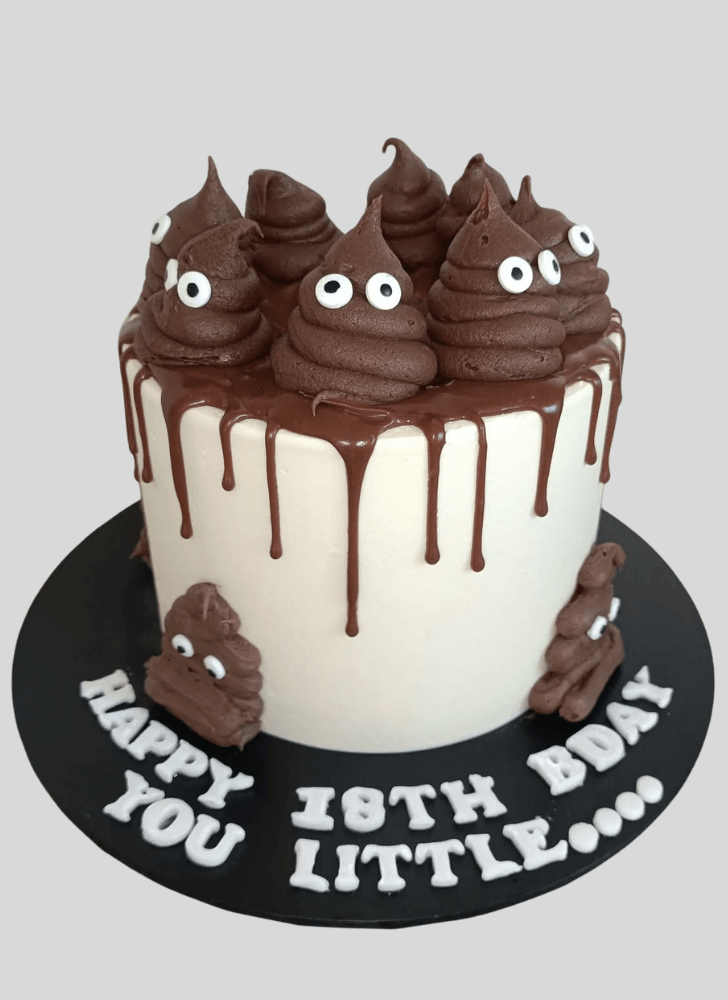 Graceful Poop Cake