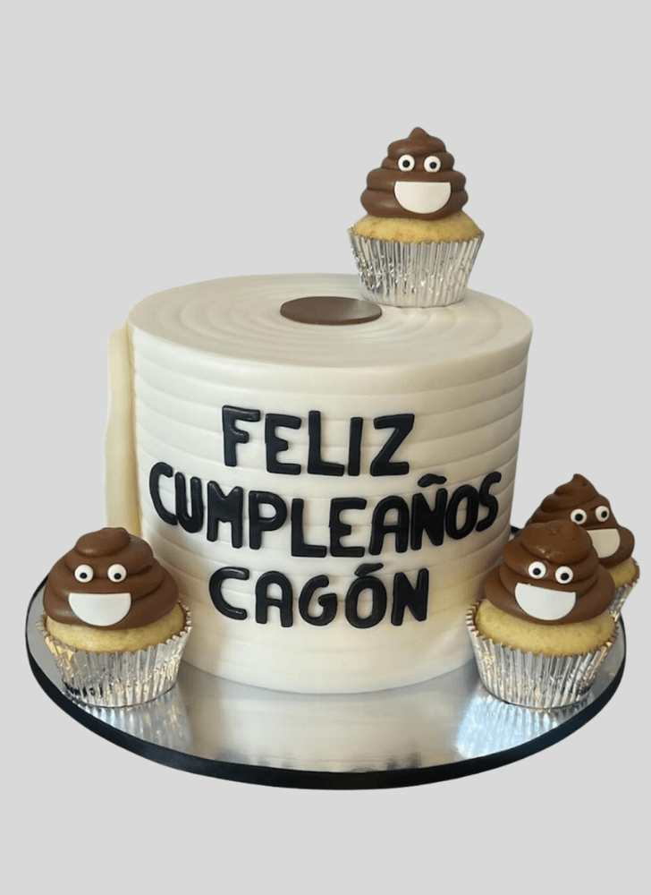 Pleasing Poop Cake