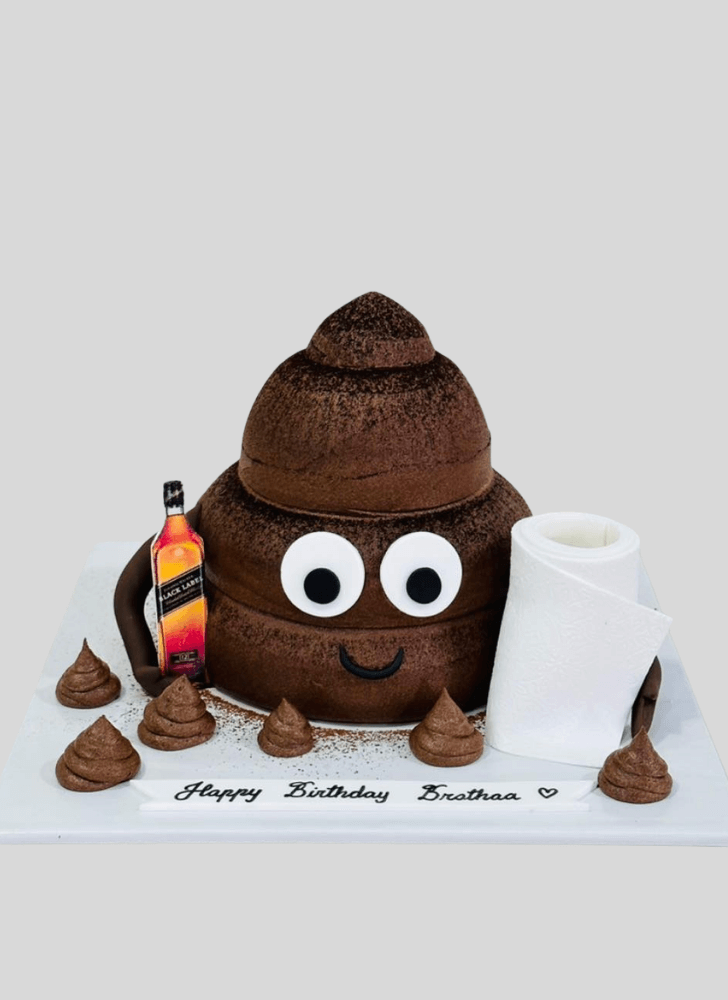 Pretty Poop Cake