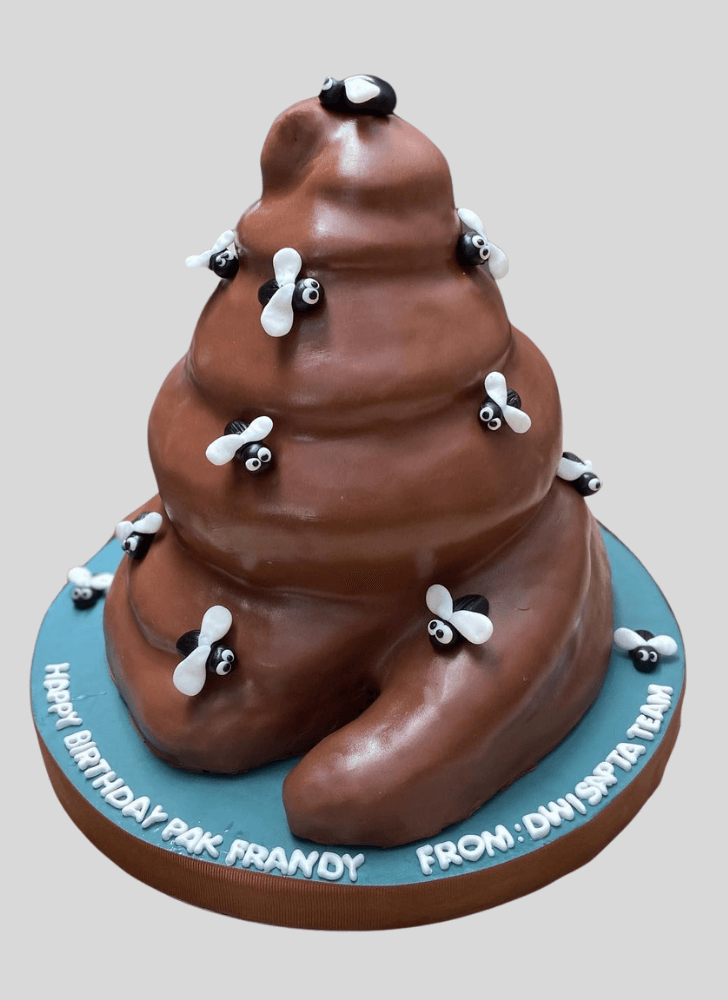 Shapely Poop Cake