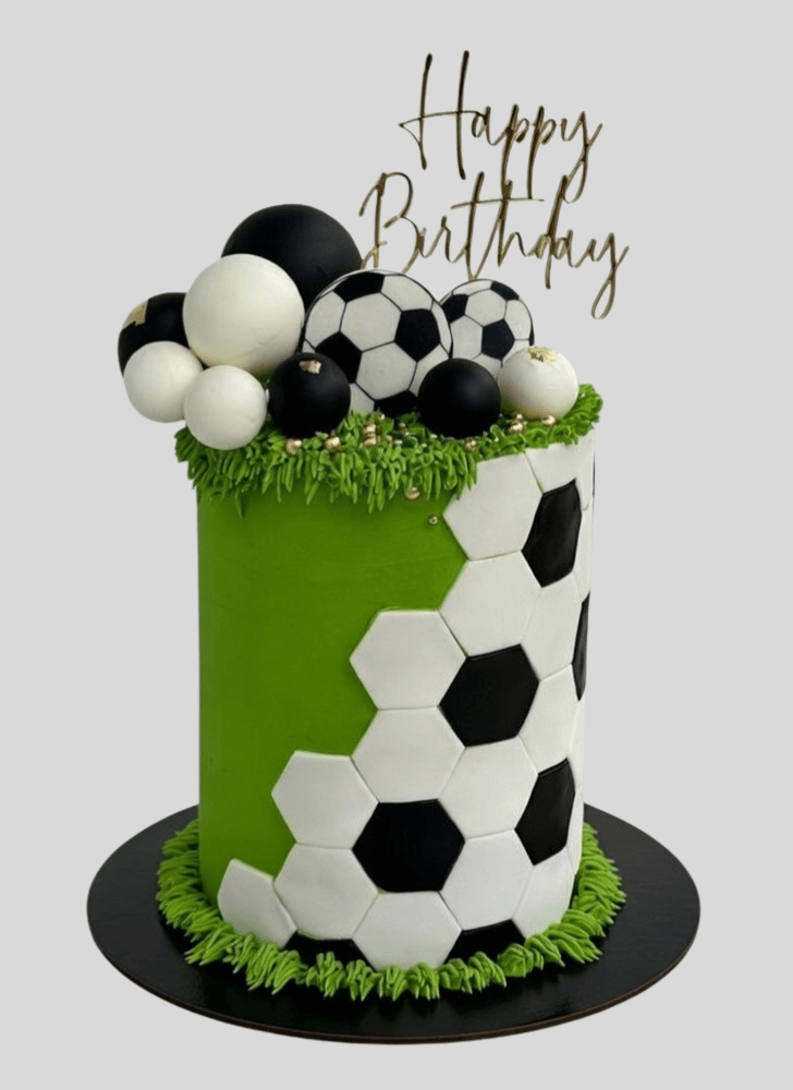 Angelic Soccer Cake