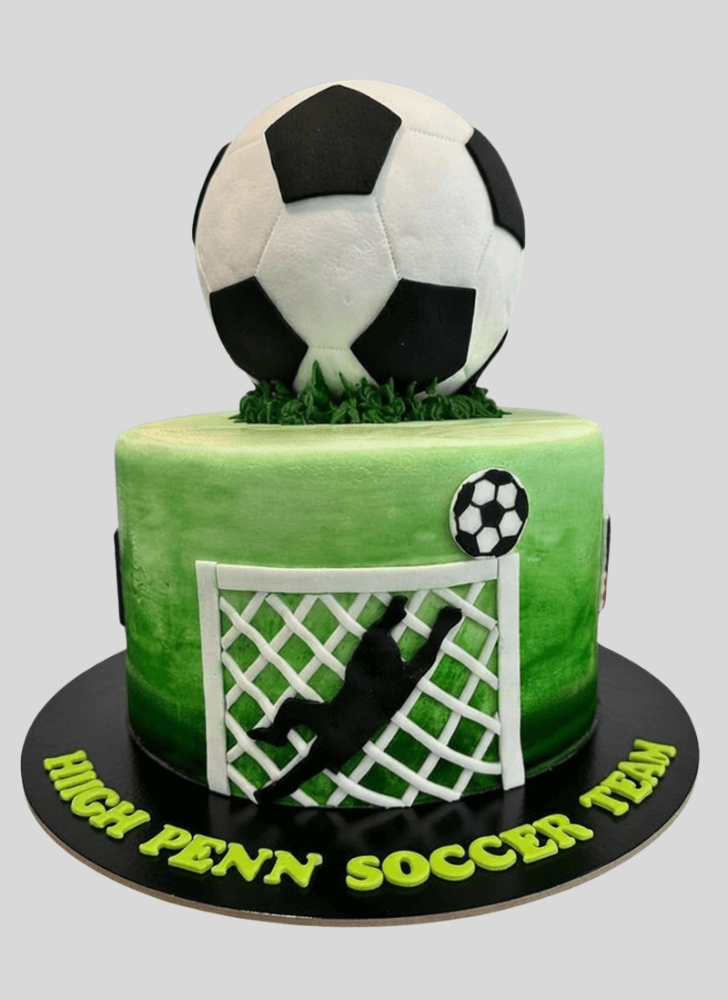 Beauteous Soccer Cake