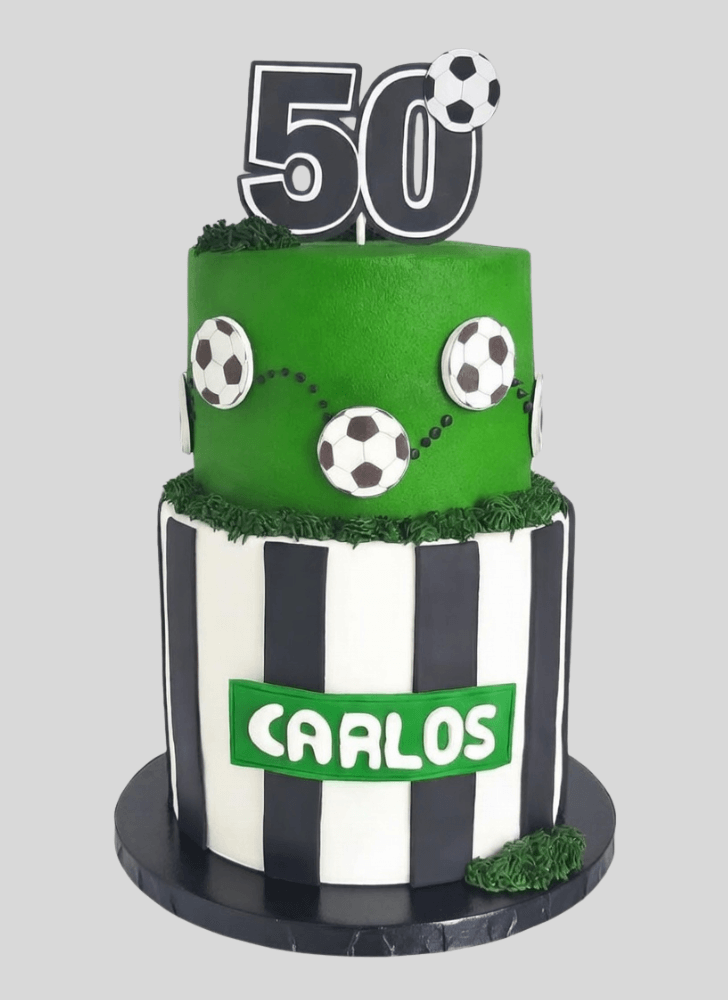 Captivating Soccer Cake