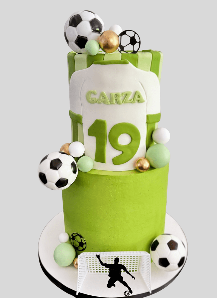 Charming Soccer Cake