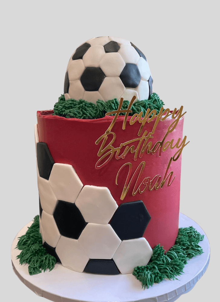 Classy Soccer Cake