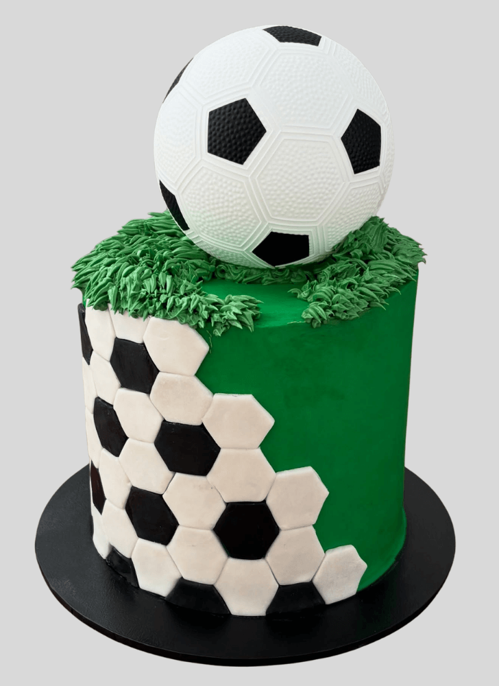 Dazzling Soccer Cake