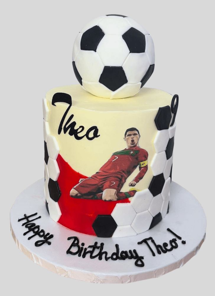 Delightful Soccer Cake
