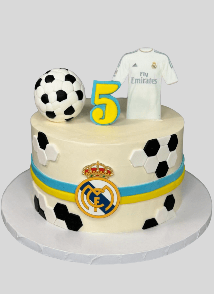 Elegant Soccer Cake