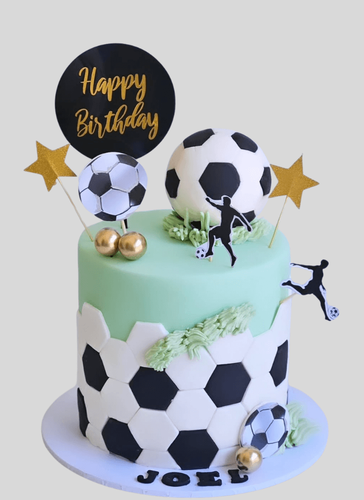 Fair Soccer Cake