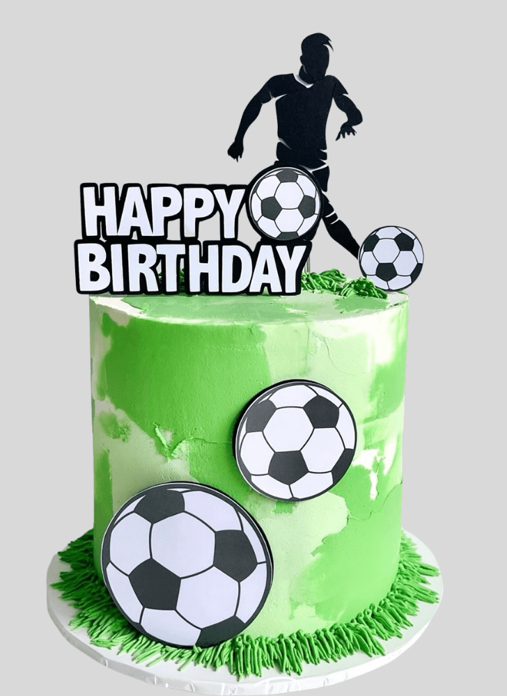 Fine Soccer Cake