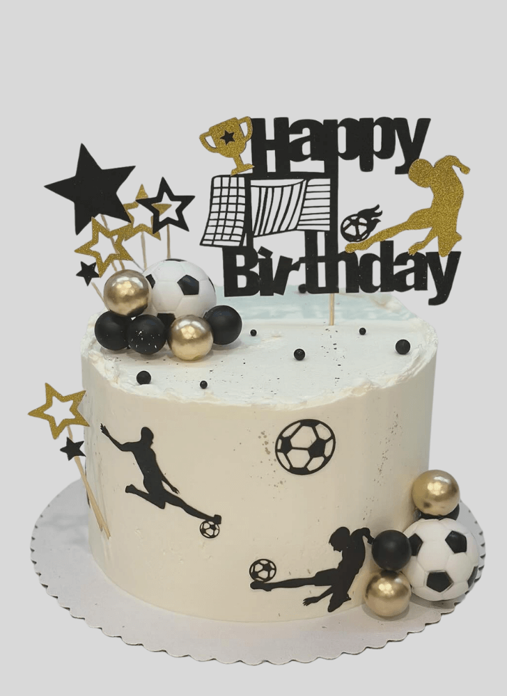 Good Looking Soccer Cake