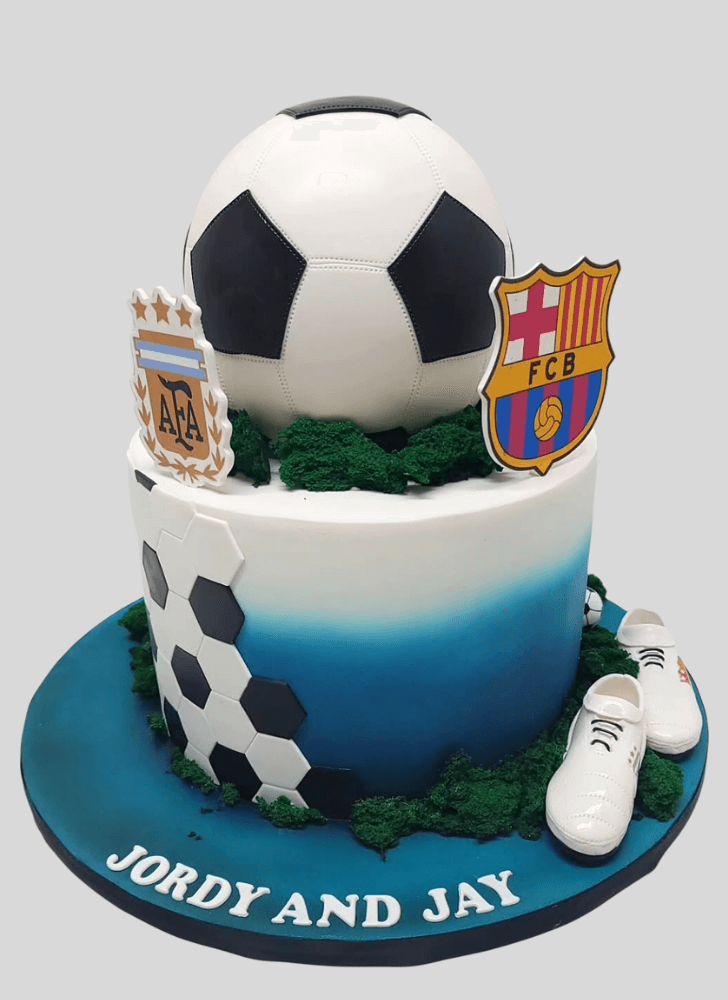 Gorgeous Soccer Cake