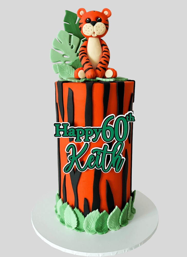 Admirable Tiger Cake Design
