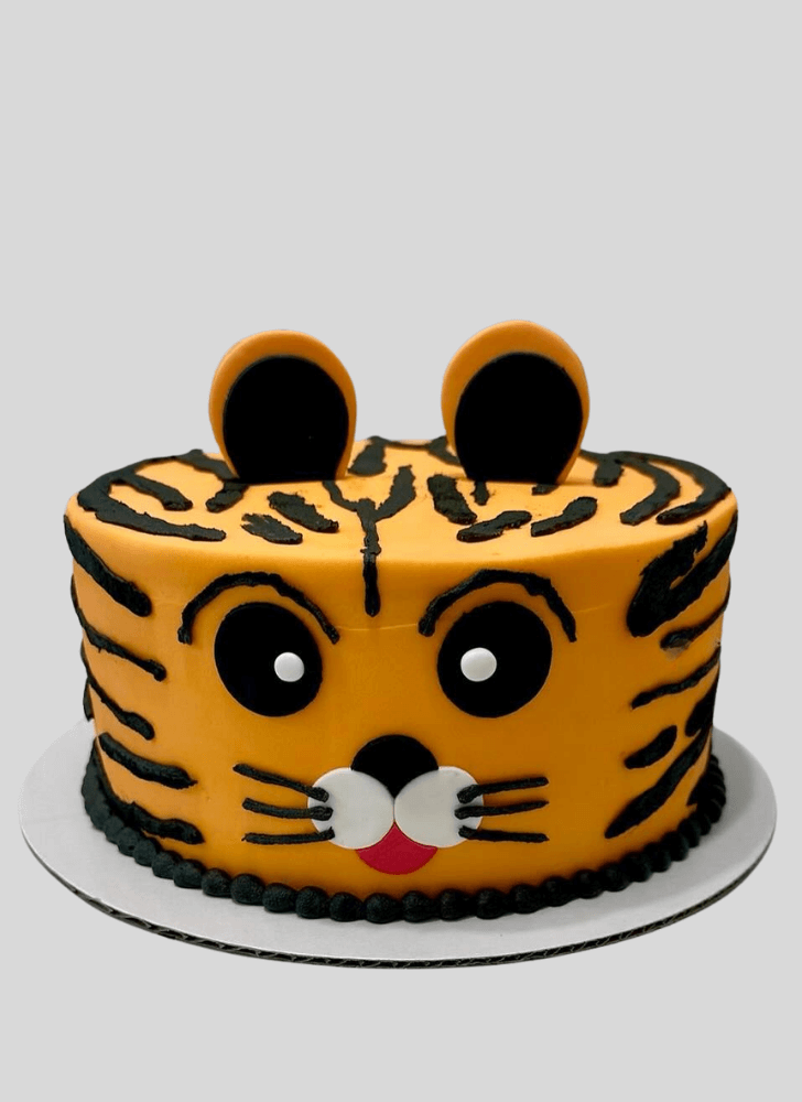 Alluring Tiger Cake