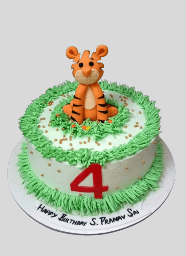 Appealing Tiger Cake