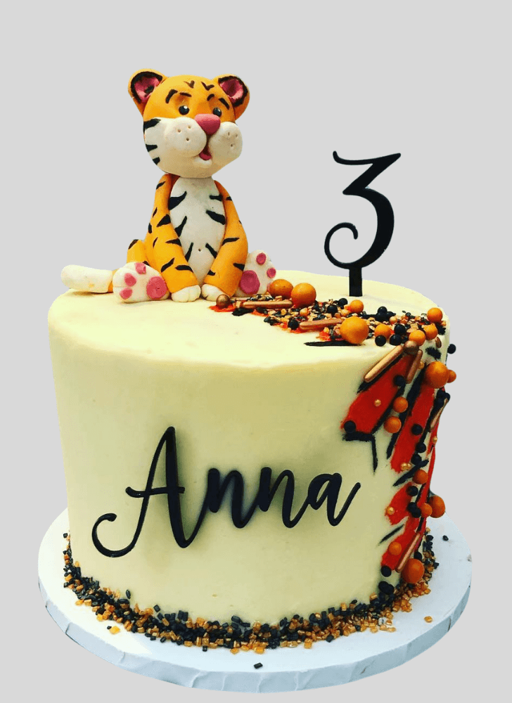 Graceful Tiger Cake