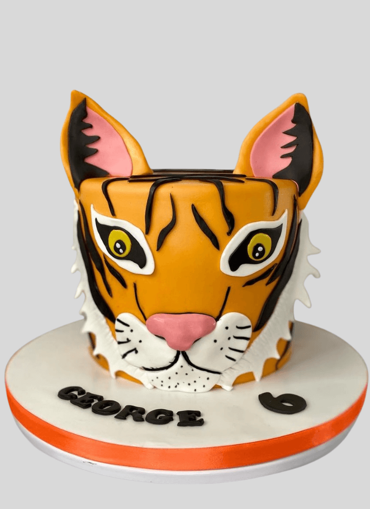 Handsome Tiger Cake