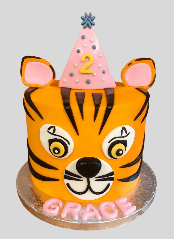 Pleasing Tiger Cake
