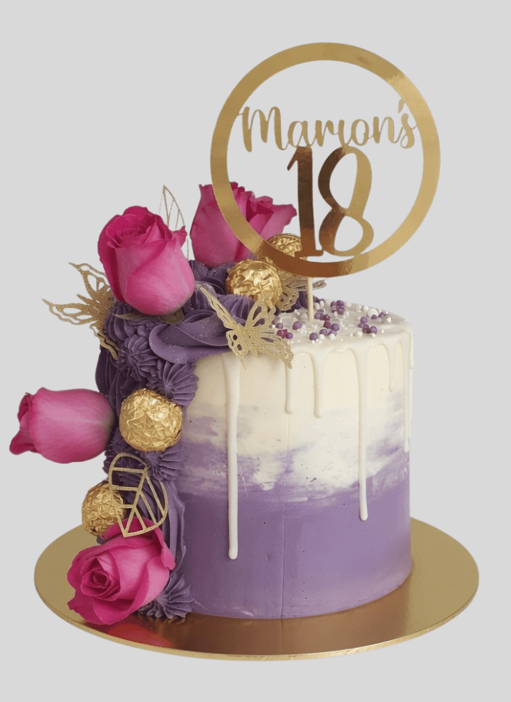 Inviting Vanilla Cake