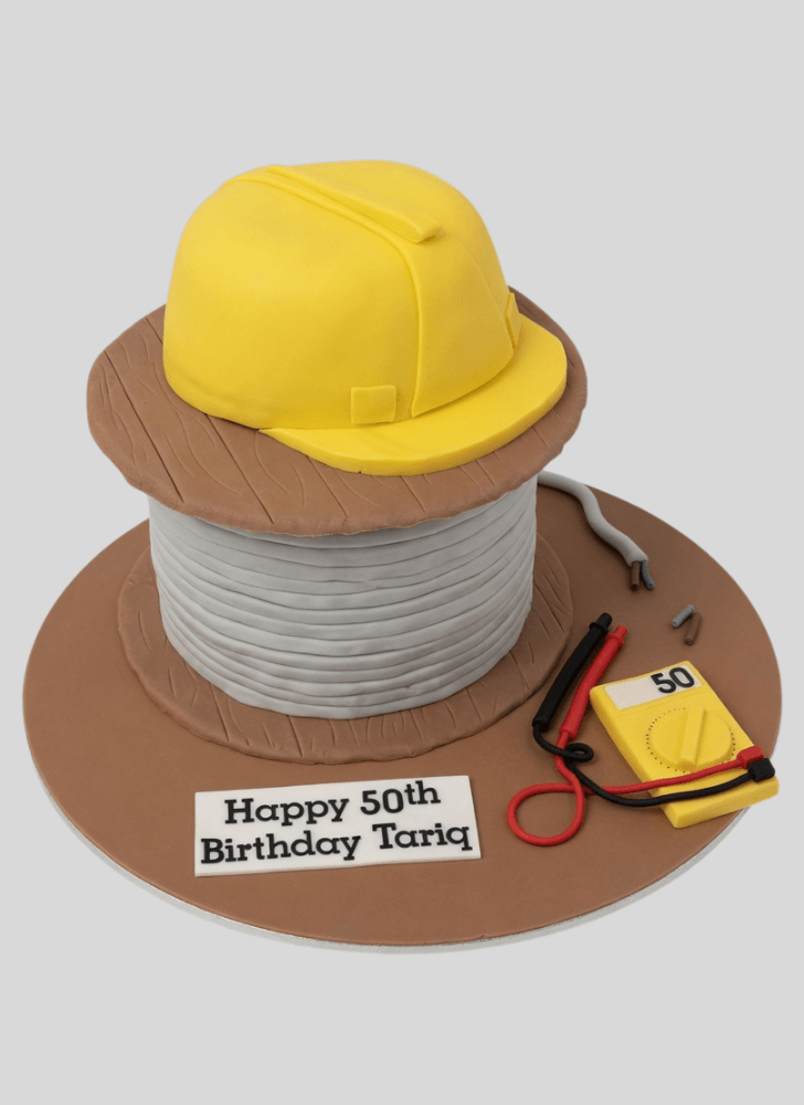 Admirable Cable Cake Design
