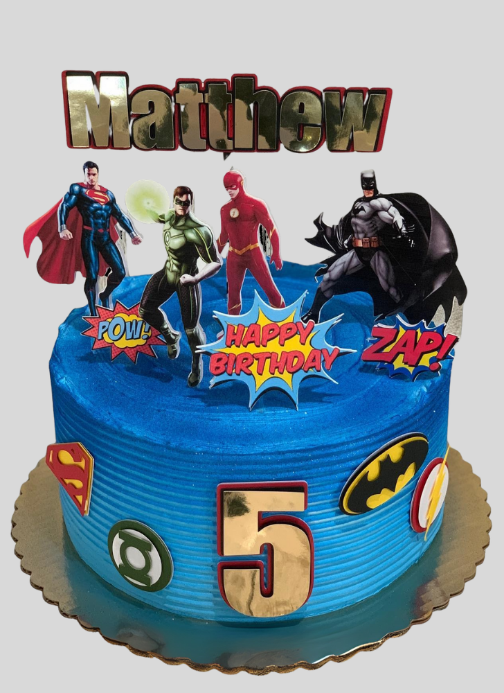 Bewitching Justice League Cake