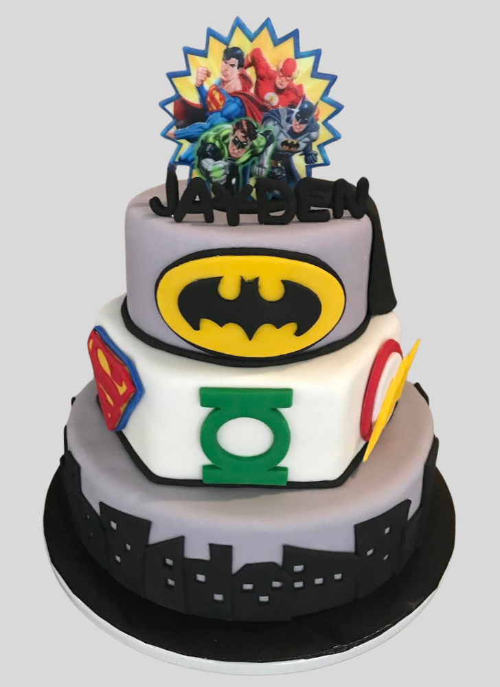 Captivating Justice League Cake