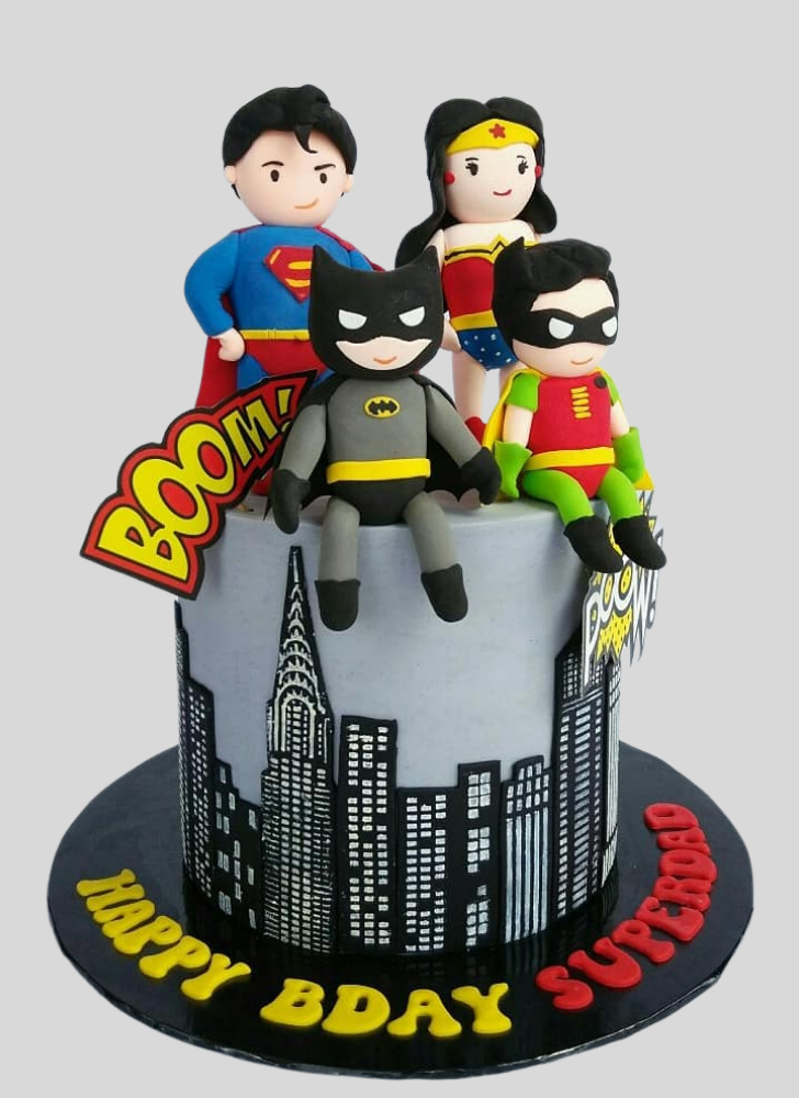Divine Justice League Cake