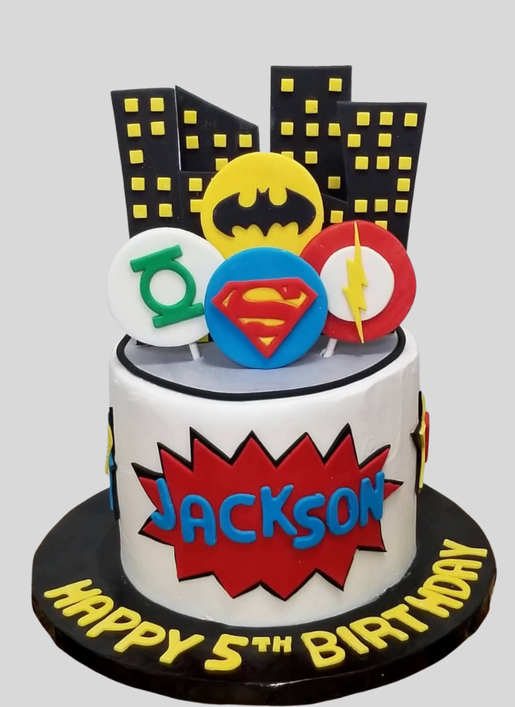 Excellent Justice League Cake