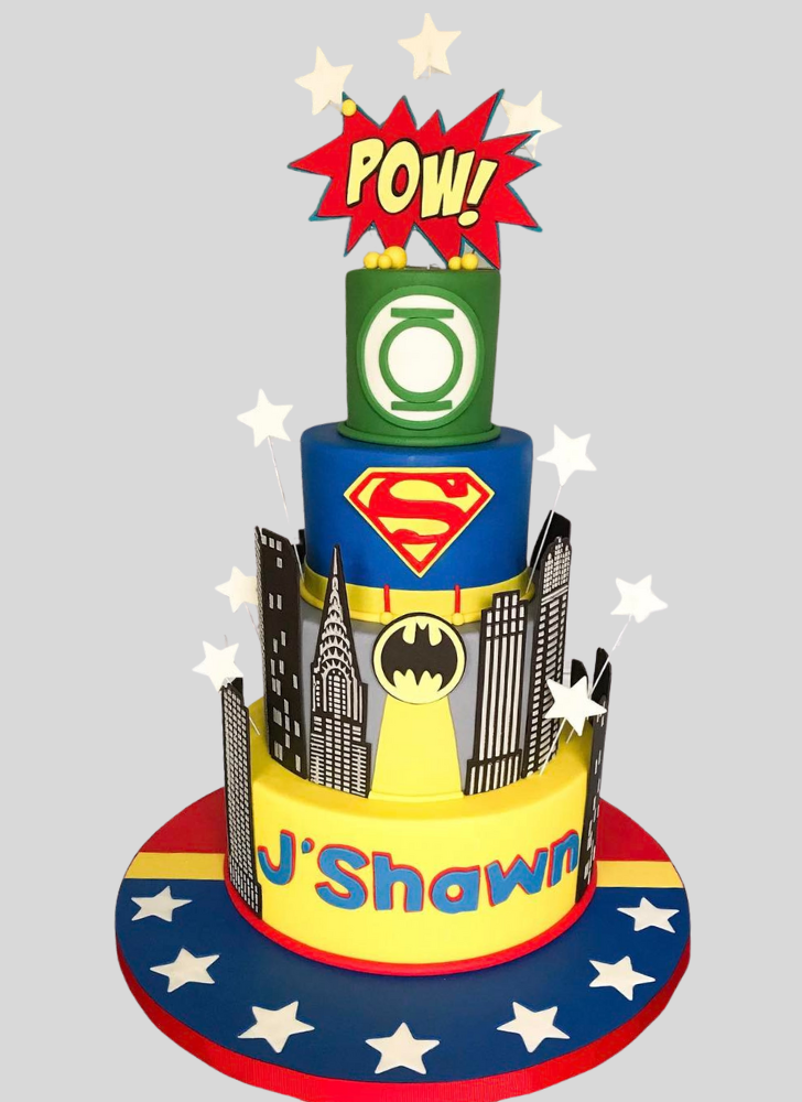 Grand Justice League Cake