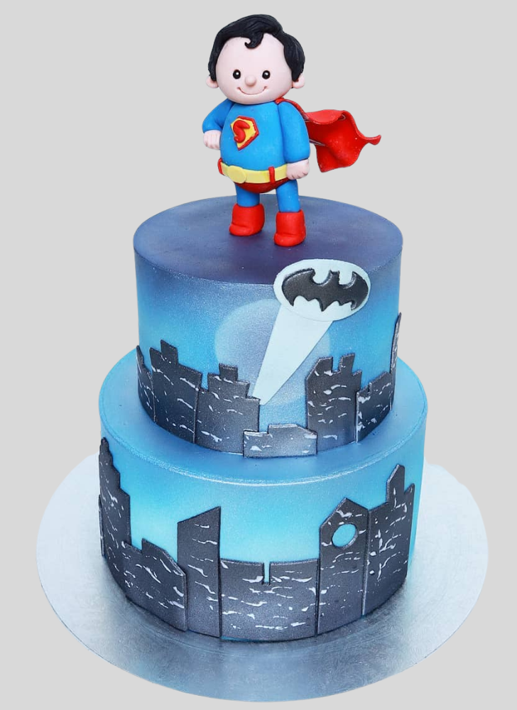 Handsome Justice League Cake