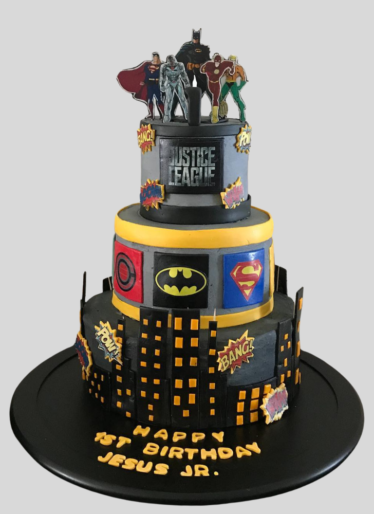 Magnificent Justice League Cake