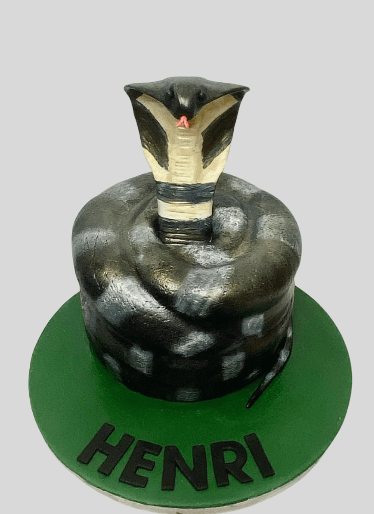 Adorable Cobra Cake