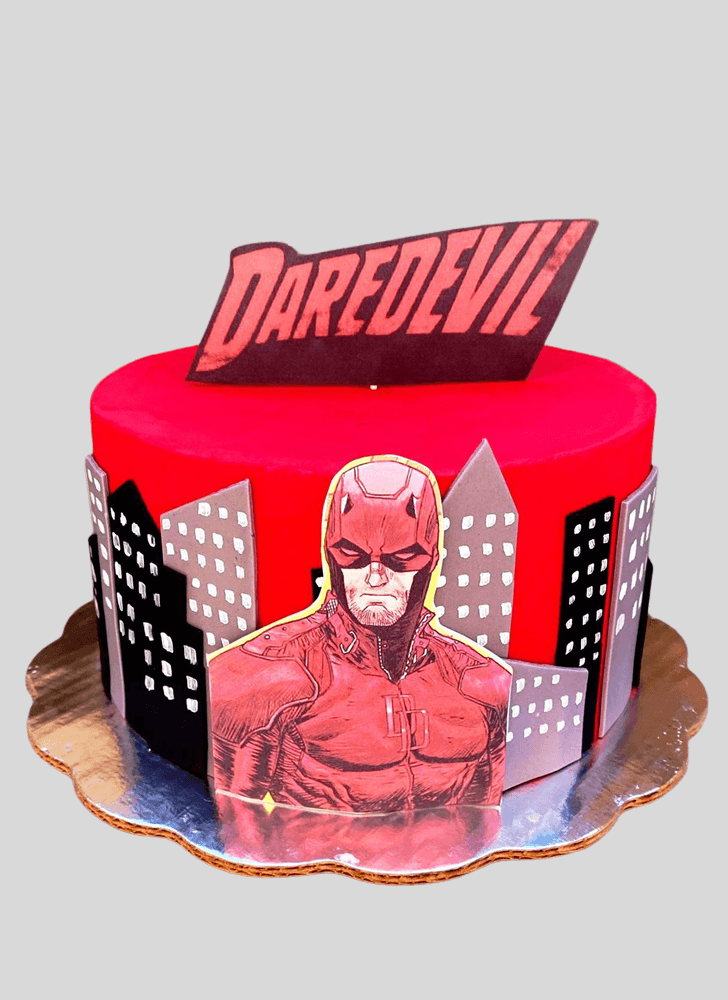 Appealing Daredevil Cake