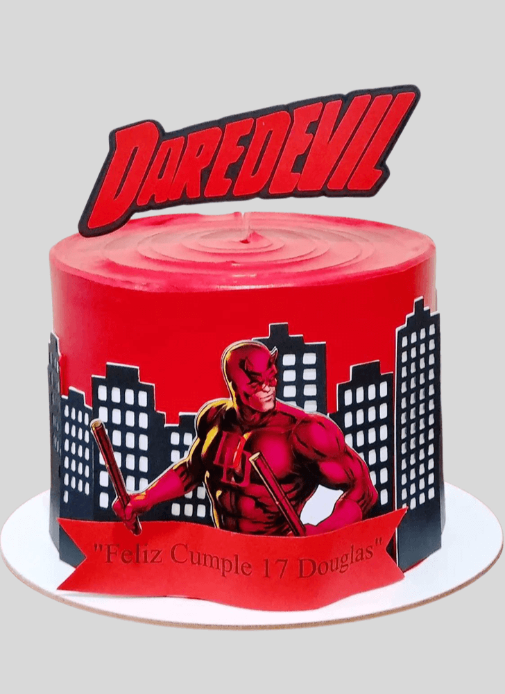 Captivating Daredevil Cake