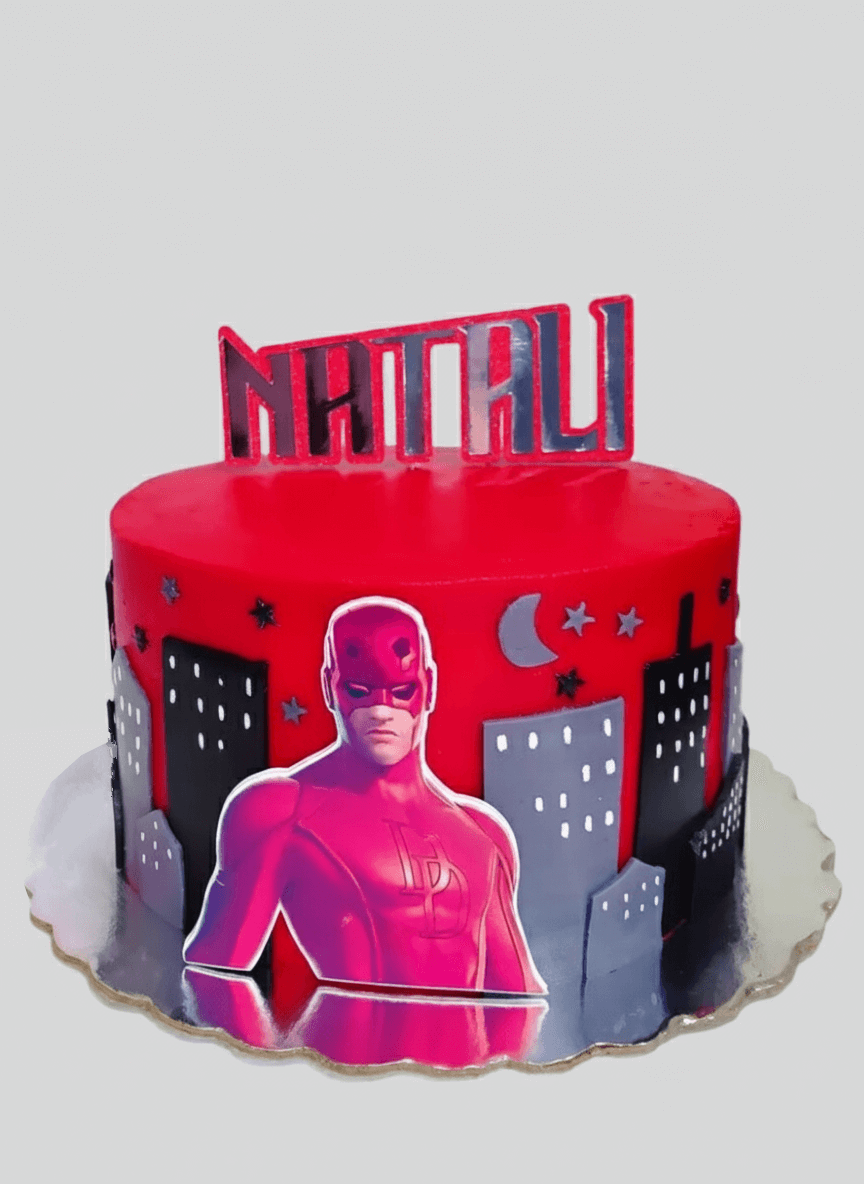 Charming Daredevil Cake