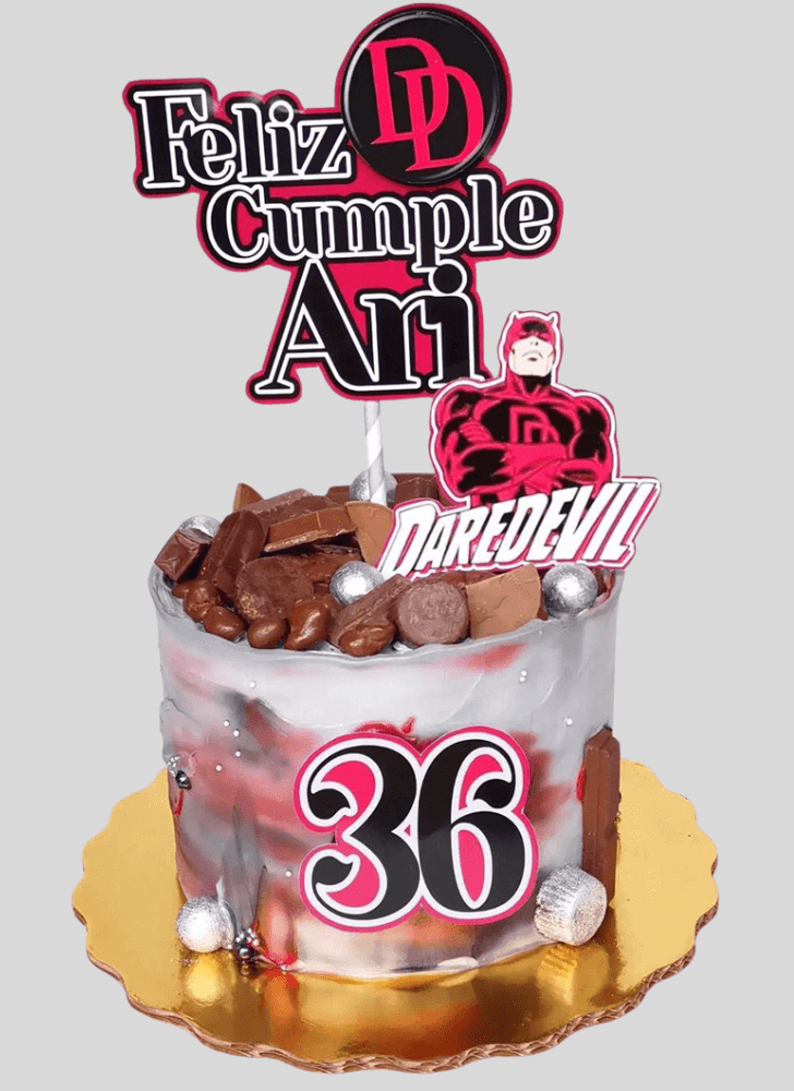 Classy Daredevil Cake