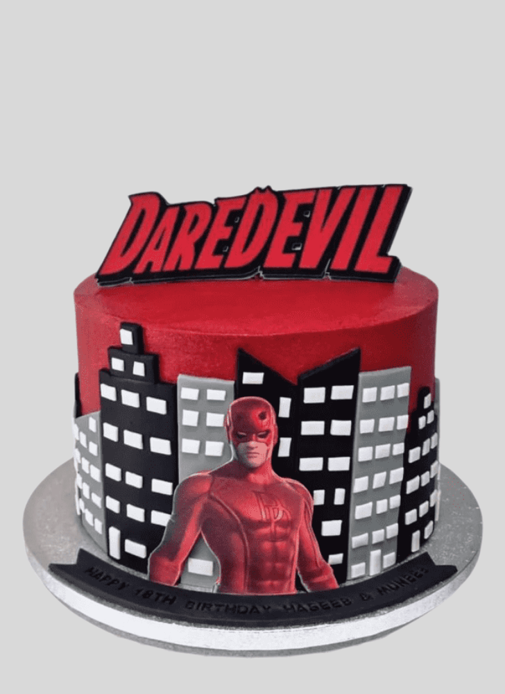 Dazzling Daredevil Cake
