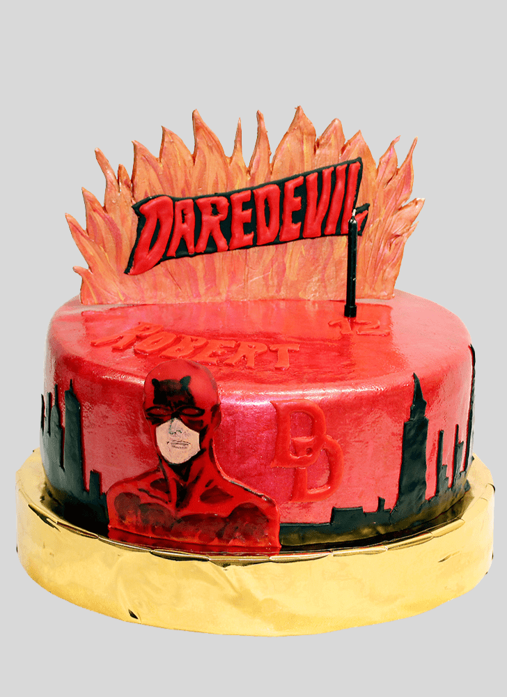 Enthralling Daredevil Cake