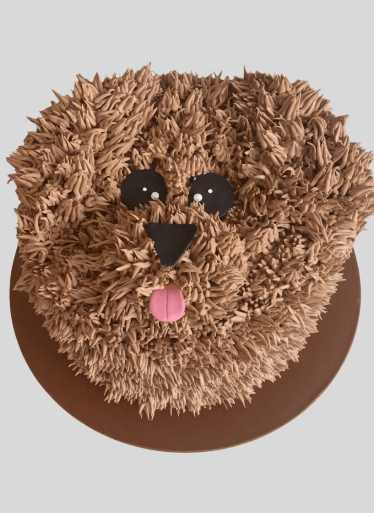 Adorable Dog Cake