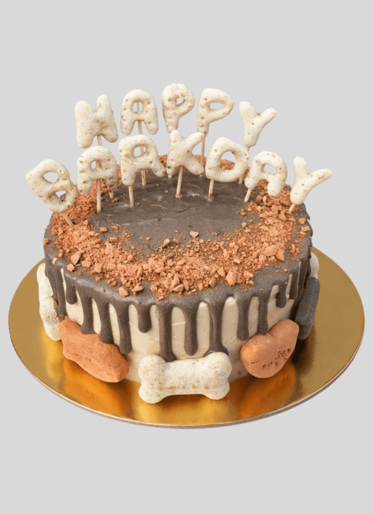 Alluring Dog Cake