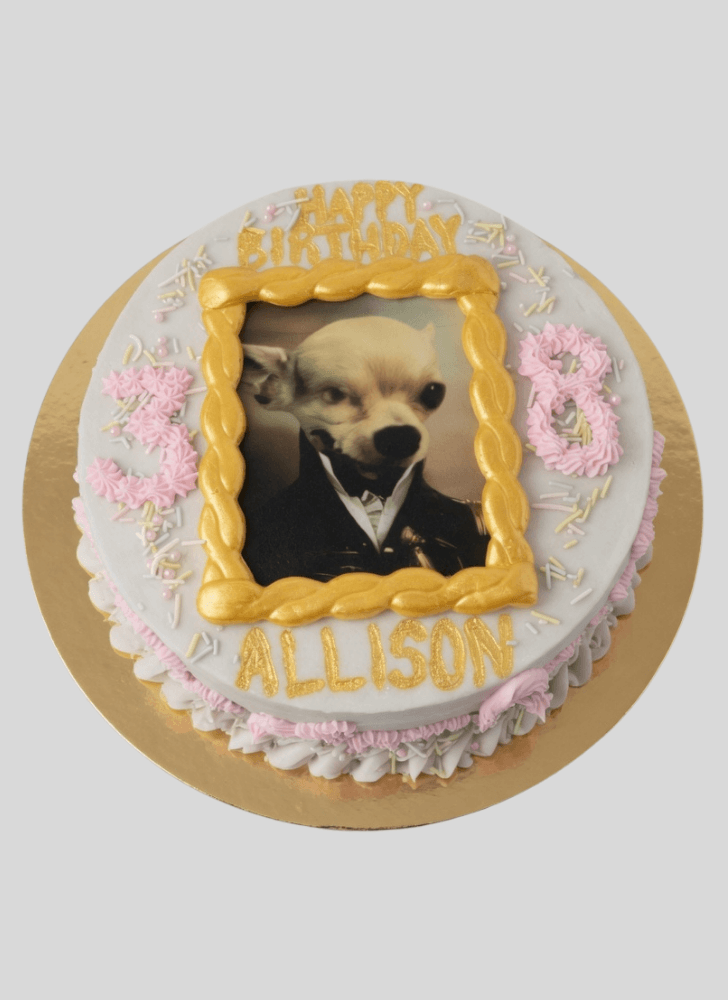 Appealing Dog Cake