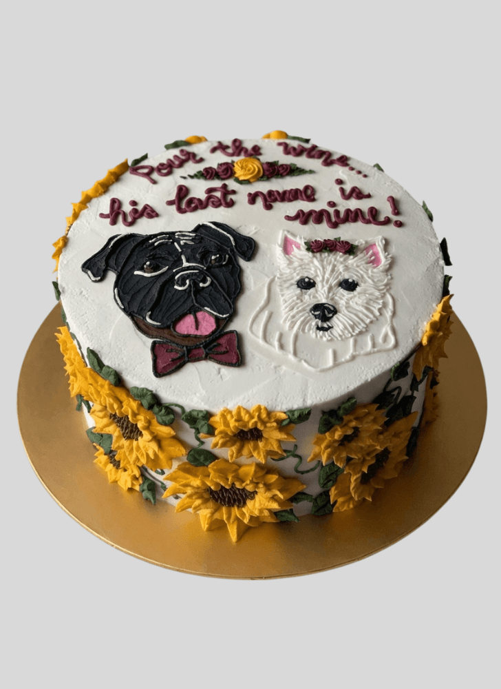 Beauteous Dog Cake