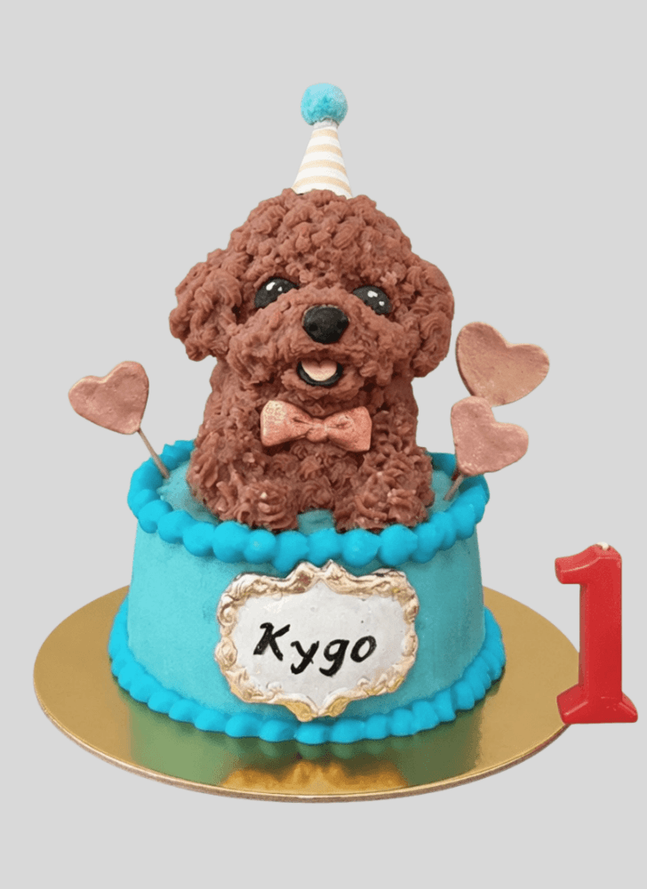 Dazzling Dog Cake