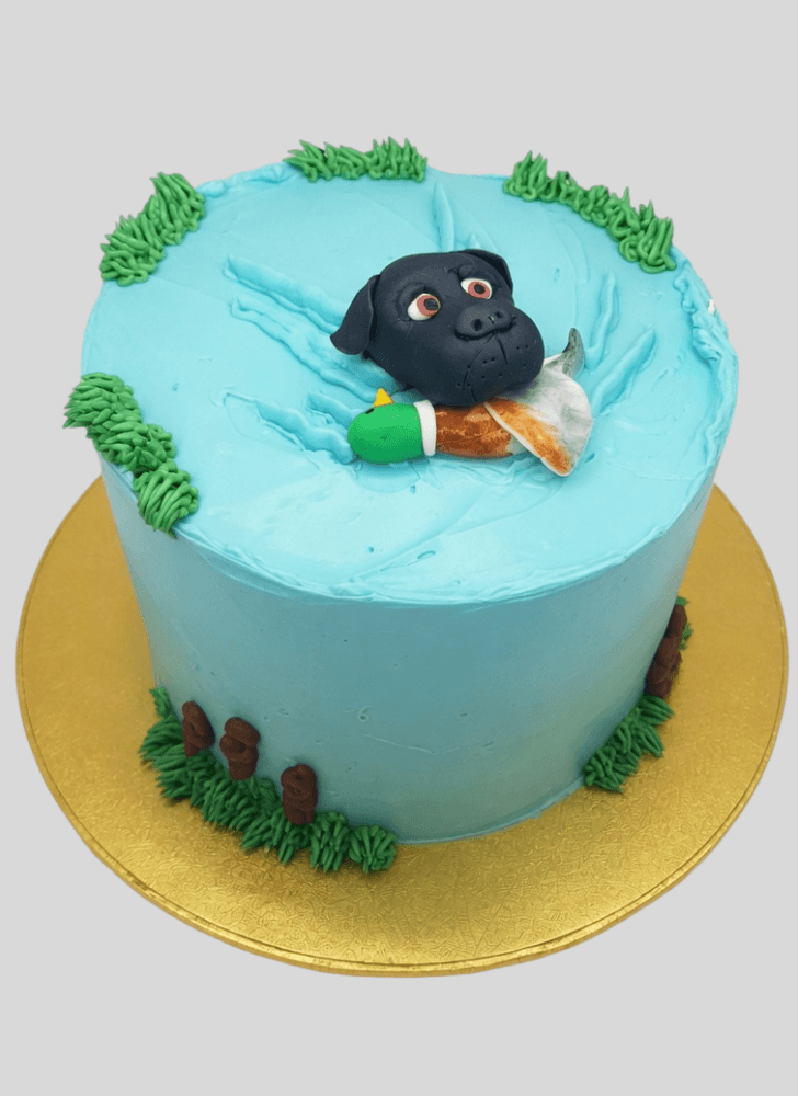 Alluring Duck Hunt Cake