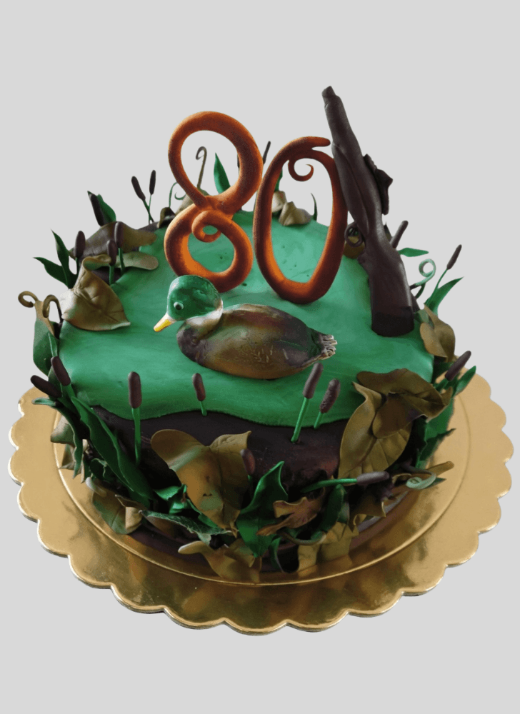 Beauteous Duck Hunt Cake