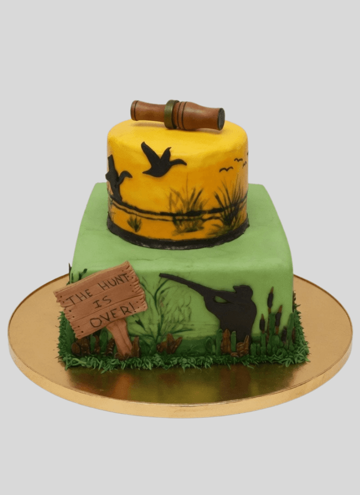 Bewitching Duck Hunt Cake