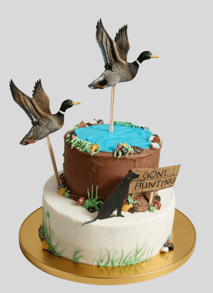 Dazzling Duck Hunt Cake