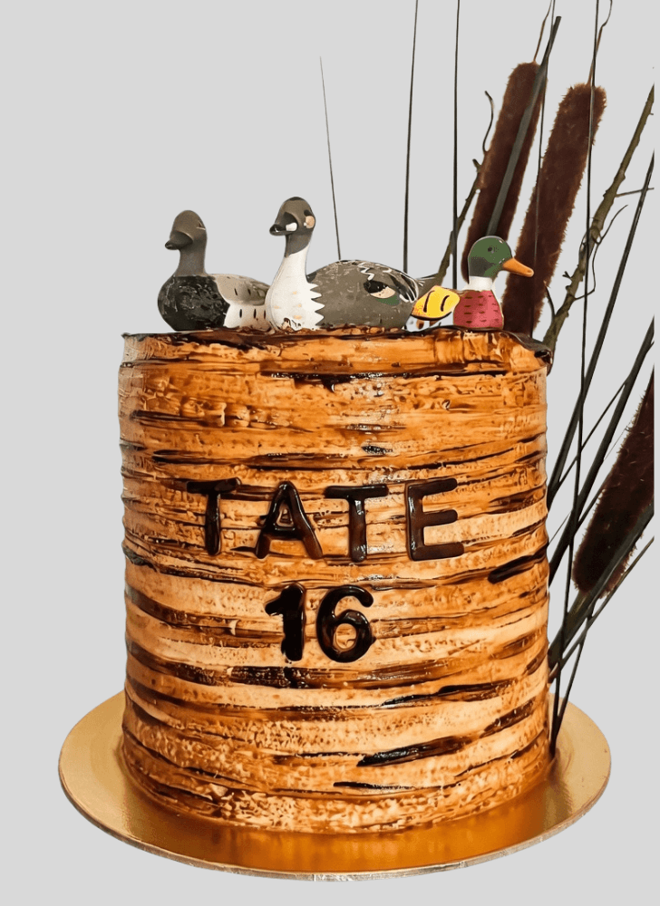 Divine Duck Hunt Cake